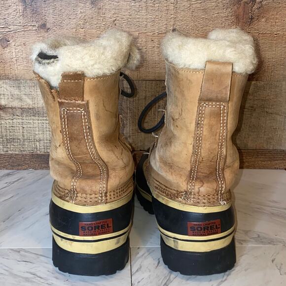 Sorel Caribou Leather Snow Boots Size 9 main image 13